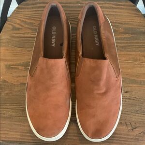 Old Navy Brown Slip-On Loafers